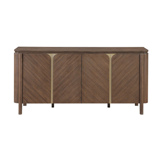 Ouida - Server - Brown / Gold Acme