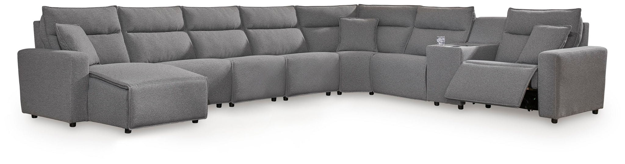 Modmax II - Reclining Sectional - Salt And Pepper Signature Design by Ashley®