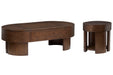 Holloway - Oval Lift Top Cocktail Table Set Magnussen Furniture