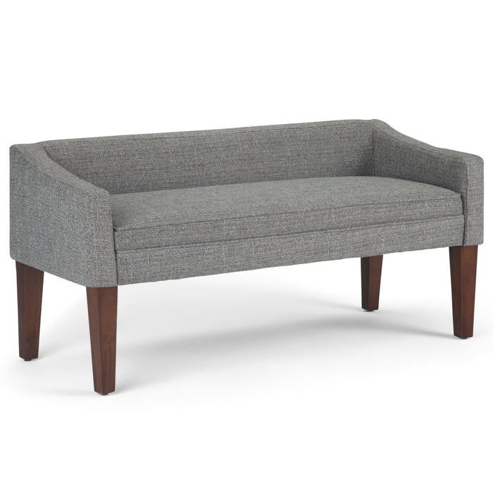 Parris - Upholstered Bench - Pebble Gray