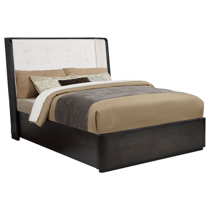 Bangor - Wingback Bed With Upholstered Headboard Furniture Max