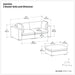 Jasmine - Handcrafted Sofa And Ottoman Simpli-Home
