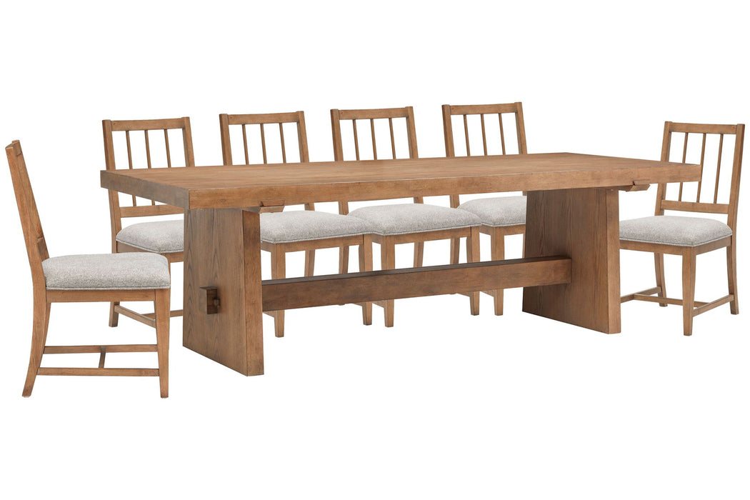 Lindon - Trestle Dining Table Set Magnussen Furniture