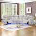 Fortuner - Power Recliner Sectional Sofa Matrix Furniture Group