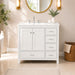 Bathroom Vanity With Sink Combo, 2 Soft Close Doors And 5 Drawers Hearth and Haven