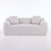 Oversized 2 Seater Loveseat With 2 Decor Throw Pillows, Deep Seat Sofa For Living Rooms Hearth and Haven