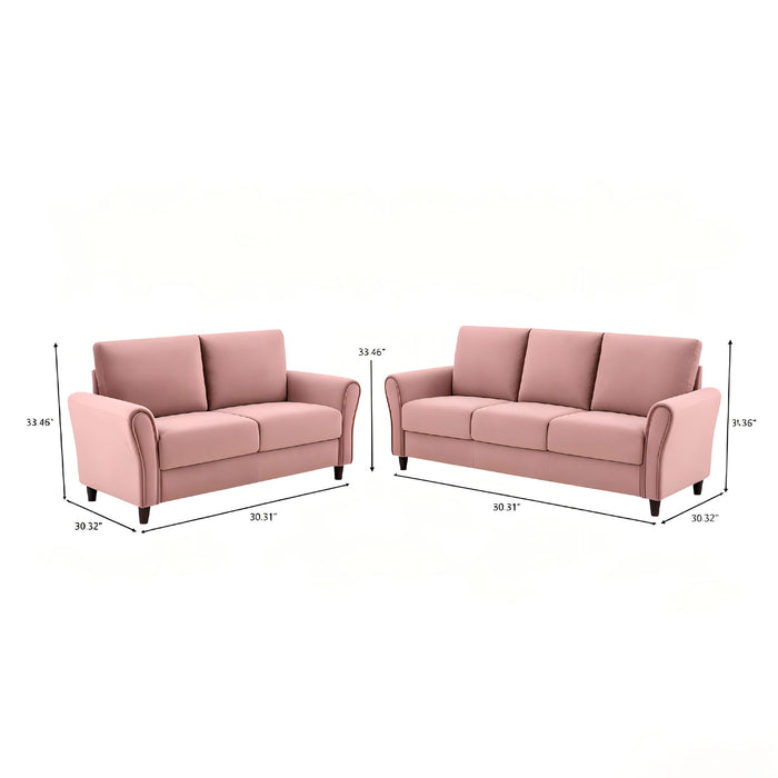 Patricia - 2 Piece Sofa Set US Pride