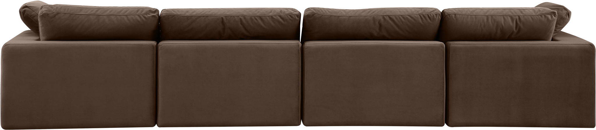 Comfy - Velvet Modular Sofa 4 Seats Meridian Furniture
