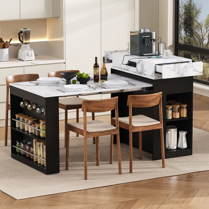 Extendable Dining Table With Folding Top Hearth and Haven