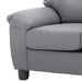 Stylish Loveseat With Padded Arms Glory Furniture