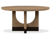Tristan - 60" Round Dining Table - Swiss Coffee Magnussen Furniture
