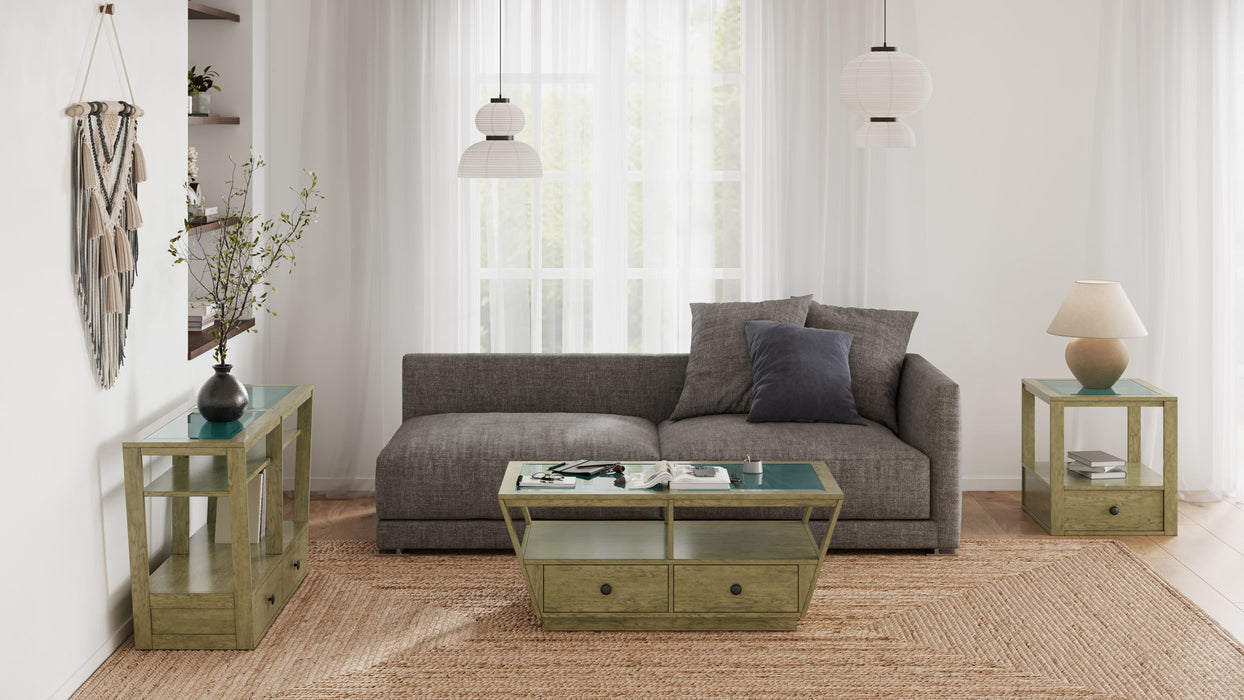 Elora - Demilune Sofa Table - Walnut Magnussen Furniture