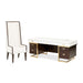 Belmont Place - Desk And Chair - Espresso Michael Amini