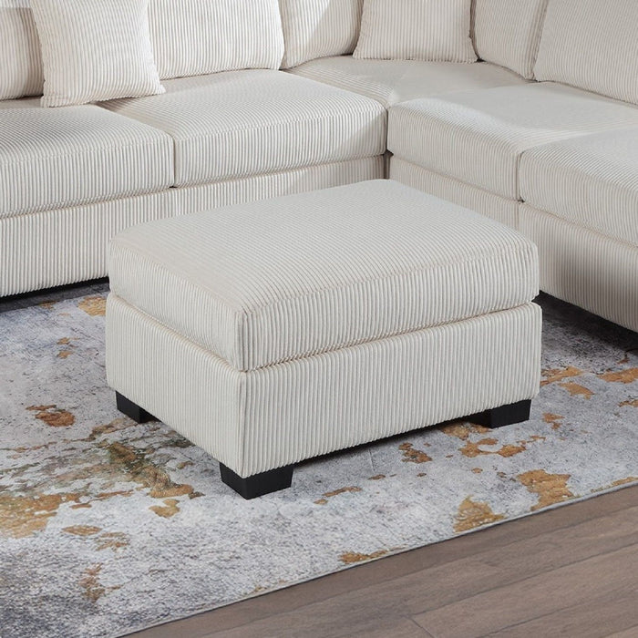 Sectional Sofa Set With Reversible Left / Right Chaise And Matching Cocktail Ottoman Home Essentials