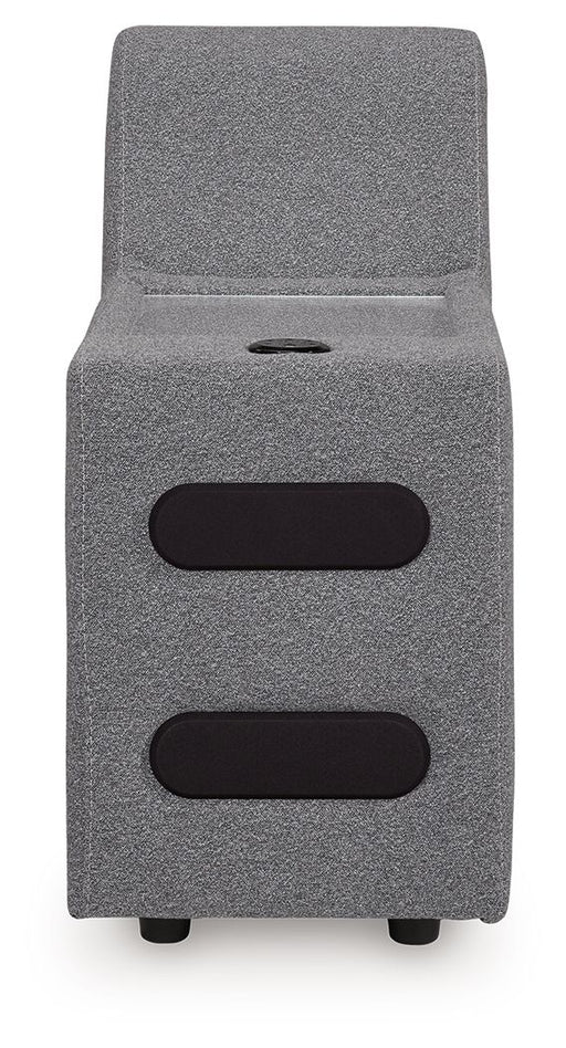 Modmax II - Console With Audio System - Salt And Pepper Signature Design by Ashley®