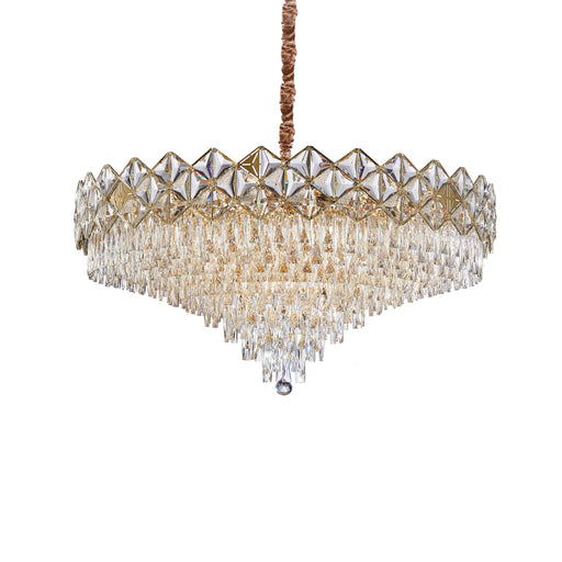 Michael Amini Lighting - Regalia 28-Light Crystal Chandelier - Gold Michael Amini