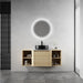 Mounted Bathroom Vanity With Art Sink, 2 Storage Shelves, Soft Close Door Home Essentials