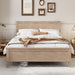 Mid-Century Platform Bed With Headboard And Slat Support, No Box Spring Needed Hearth and Haven