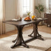 Dining Table With Trestle Base Hearth and Haven