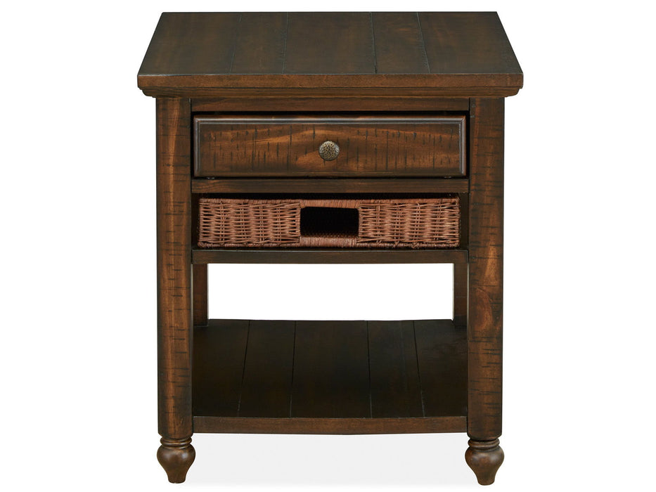 Cottage Lane - Wood Rectangular End Table - Coffee Magnussen Furniture