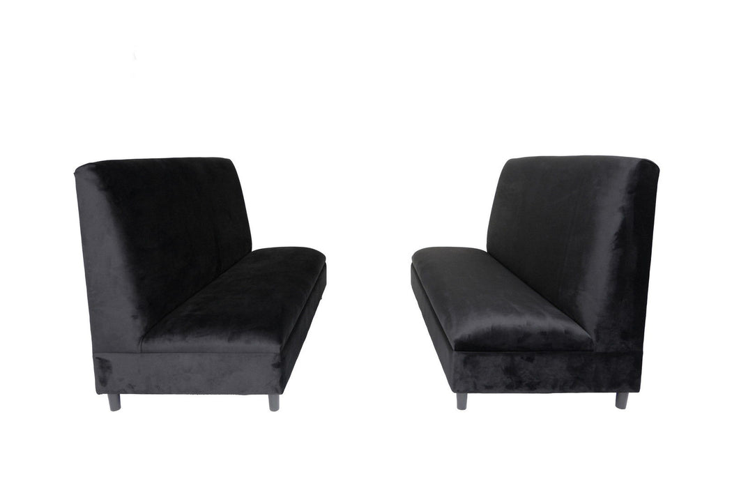 Two Piece Seating Set - Black