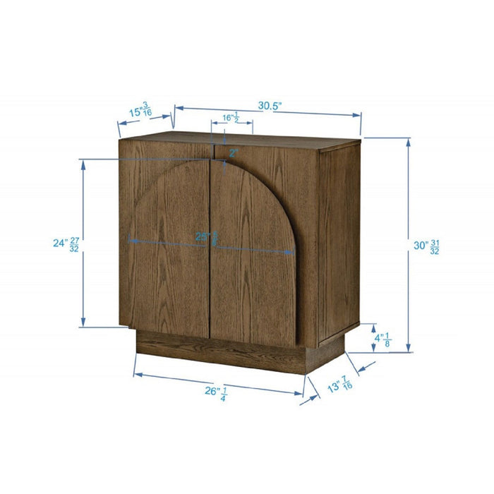 Modern Sideboard Buffet With Arched Cabinet Doors Home Essentials