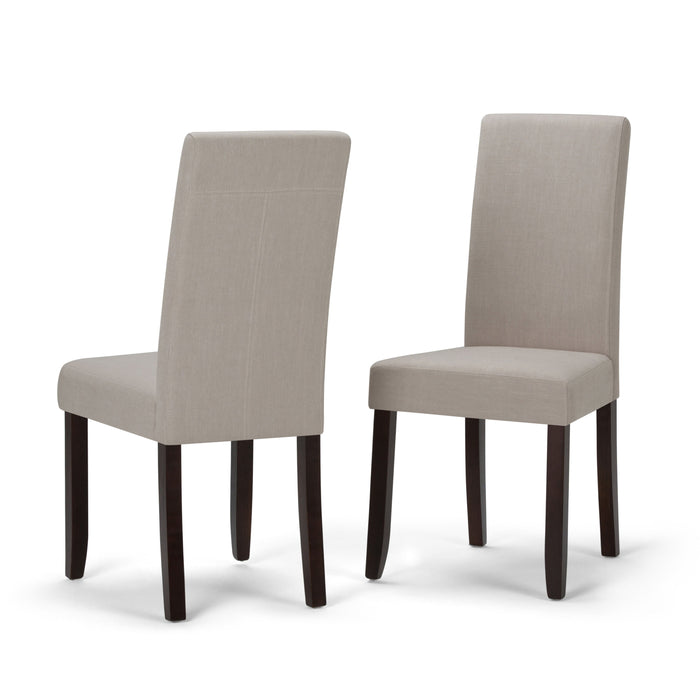 Acadian - Parson Dining Chair (Set of 2) - Light Beige