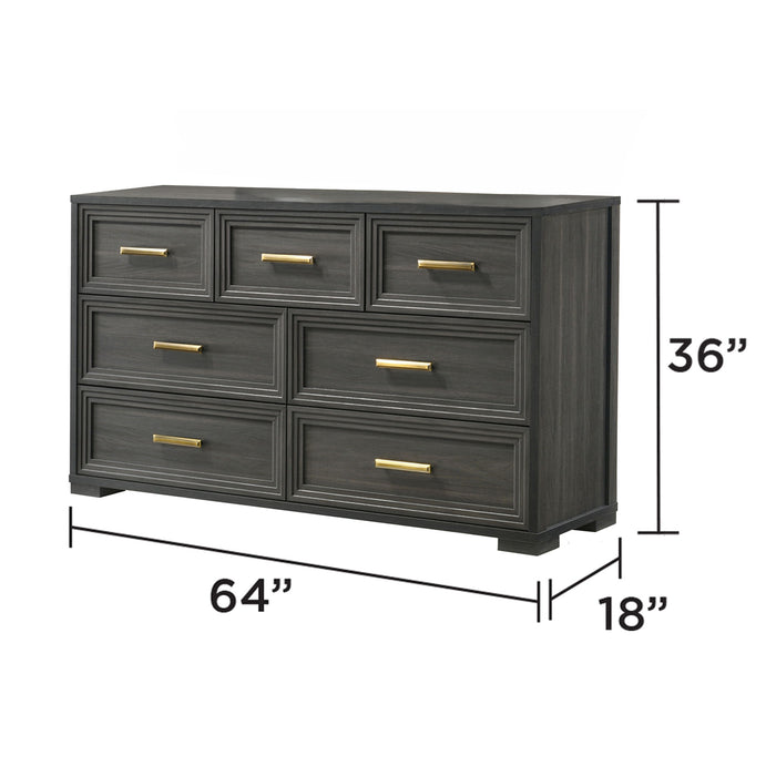 Colorado - Dresser (Mirror Not Included) - Charcoal Matrix Furniture Group