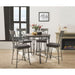 Landis - Counter Height Table - Oak & Gunmetal ACME