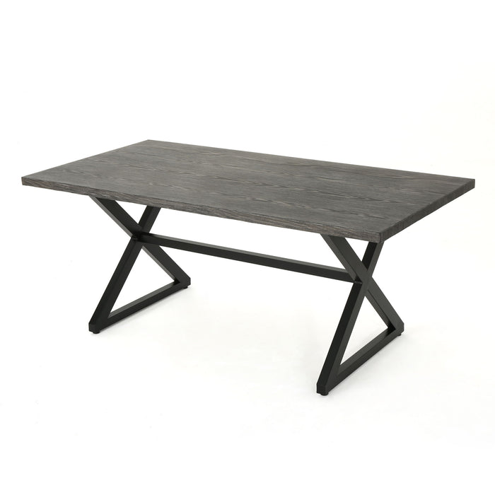 Rolando - Outdoor Aluminum Dining Table With Steel Frame