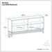 Banting - Low Wide Bookcase - Walnut Brown Simpli-Home