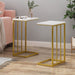 Modern Glam C - Shape End Table Noble House