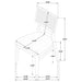 Kimpton - Dining Side Chair (Set of 2) - Beige Furniture Max
