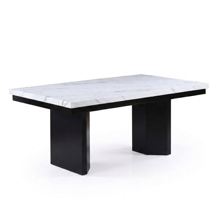 Dining Table For Kitchen - Black / White Home Essentials