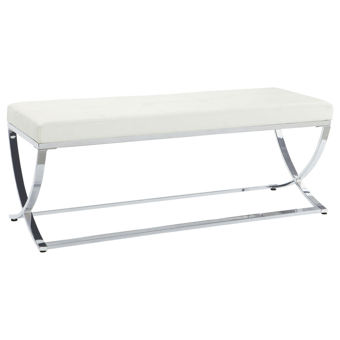 Bastien - Accent Bench - White Furniture Max
