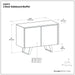 Lowry - 2 Door Sideboard Buffet - Brown Simpli-Home