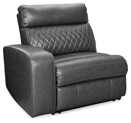 Samperstone - LAF Zero Wall Power Recliner - Gray Signature Design by Ashley®