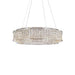 Michael Amini Lighting - Galaxy 32" Round LED Crystal Chandelier - Chrome Michael Amini