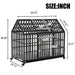 Heavy Duty Dog Crate Lockable Wheels Daily Nest