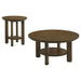 Crispin - 2 Piece Coffee Table Set With Open Shelves Furniture Max
