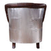 Brancaster - Accent Chair - Vintage Brown & Aluminum ACME