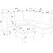 Upholstered Modular Sectional & Tall Legs Home Essentials