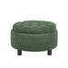 Storage Round Footstool Table Ottoman Home Essentials