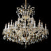 Michael Amini Lighting - La Scala 25-Light Traditional Crystal Chandelier - Cognac Michael Amini