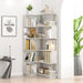 L-Shaped Corner Bookshelf Home Essentials