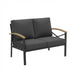 Outdoor Loveseat With Washable Cushions Home Essentials
