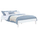 Sophie - Full Platform Bed With Tapered Legs - White Furniture Max