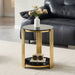 Round Table With Double Layer Storage Home Essentials