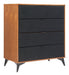 Zarif - Chest - Black / Walnut Zuo Modern