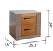 Lorenzo - Drawer Nightstand - Gray Matrix Furniture Group